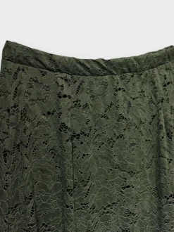 A-bee Long Flower Lace Skirt _-W_< Nederdele