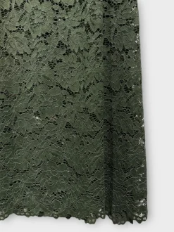 A-bee Long Flower Lace Skirt _-W_< Nederdele