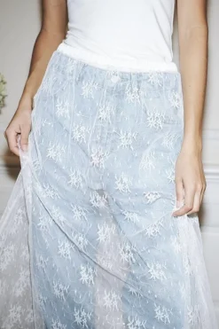 Loreta Lace Sequins Skirt 164611*Neo Noir New