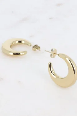 Luna Creoler small BM1328E0500*Mellow Moon Hot