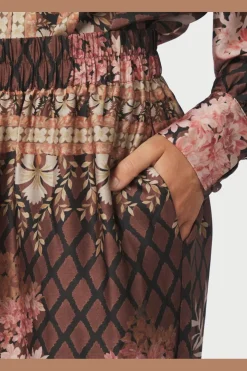 Neo Noir Lunet Botanical Border Pants 167030< Sæt 🛍️|Bukser, Jeans & Leggings