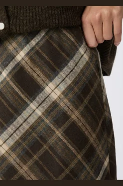 Neo Noir Lunna Check Skirt 165705< Nederdele