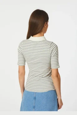 Neo Noir Manama Stripe Blouse 165287< Bluser & Skjorter