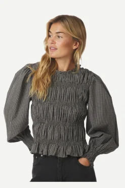 Neo Noir Marcia Check Blouse 166893< Bluser & Skjorter