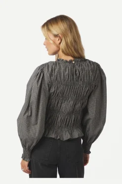 Neo Noir Marcia Check Blouse 166893< Bluser & Skjorter