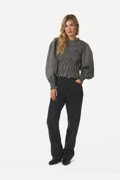 Neo Noir Marcia Check Blouse 166893< Bluser & Skjorter
