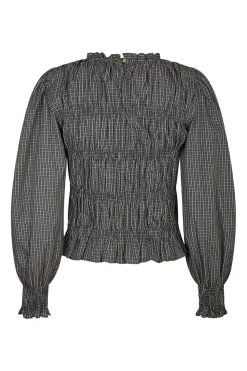 Neo Noir Marcia Check Blouse 166893< Bluser & Skjorter