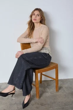 Co´Couture Marcycc Mesh O-Blouse 43043< Bluser & Skjorter