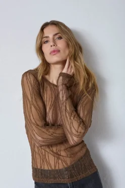 Marcycc Mesh O-Blouse 43043*Co´Couture Sale