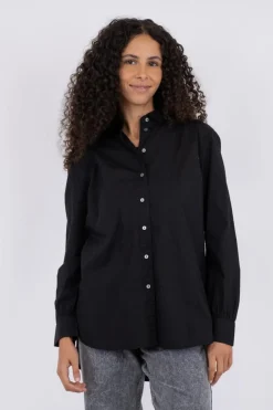 Margit C Poplin Shirt*Neo Noir Online