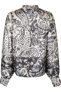 Massima Deco Paisley Blouse 164308*Neo Noir Hot