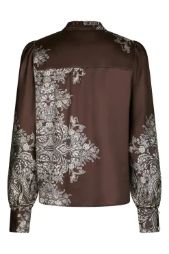 Massima Paisley Border Blouse 160960*Neo Noir New