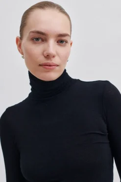 Second Female Matima T-Neck Tee 55201< Bluser & Skjorter