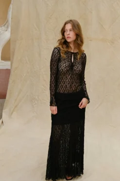 Matria Lace Blouse 166073*Neo Noir Online