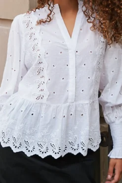 Maviana Emb Blouse*Neo Noir Discount