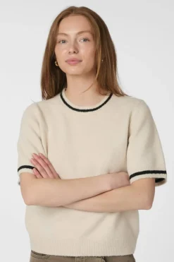 Neo Noir Mawina Knit Tee 166424< Strik|Bluser & Skjorter