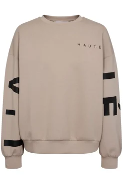 Haute L'Amitié Maxi Split Logo Sweat HL10413< Sweatsæt & Comfy Wear|Bluser & Skjorter