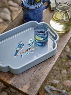 Meggie Fad, Blå, MDF 82072761*Bloomingville Hot