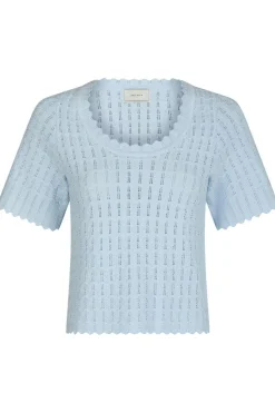 Meiko Solid Knit Blouse 164706*Neo Noir Hot