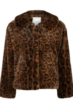 Neo Noir Melodie Leo Faux Fur Jacket< Overtøj & Jakker