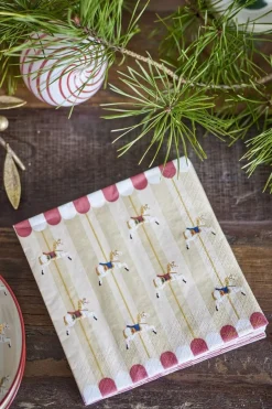 Bloomingville Merry-go-round Serviet, Natur, FSC® Mix, Papir 82062899< Ting Til Køkkenet