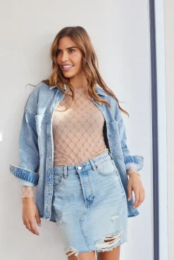 Mesh Blouse*Hype The Detail Sale