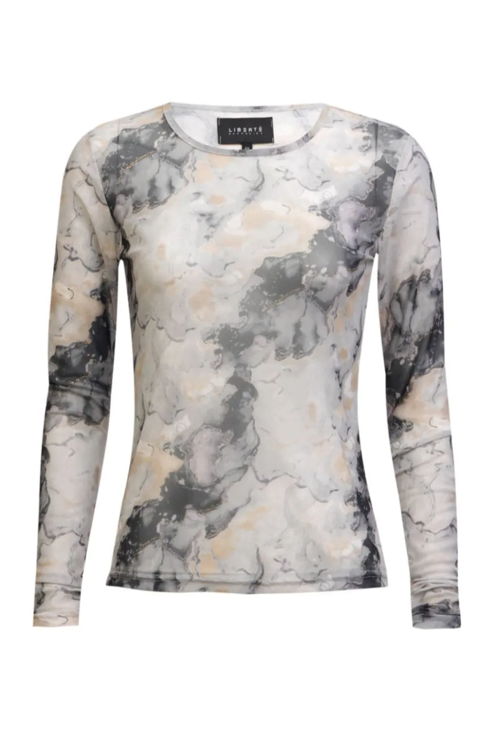 Mesh Ls Tshirt 22065*Liberte Outlet