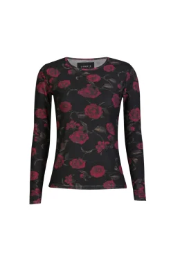 Liberte Mesh Ls Tshirt 22065< Bluser & Skjorter
