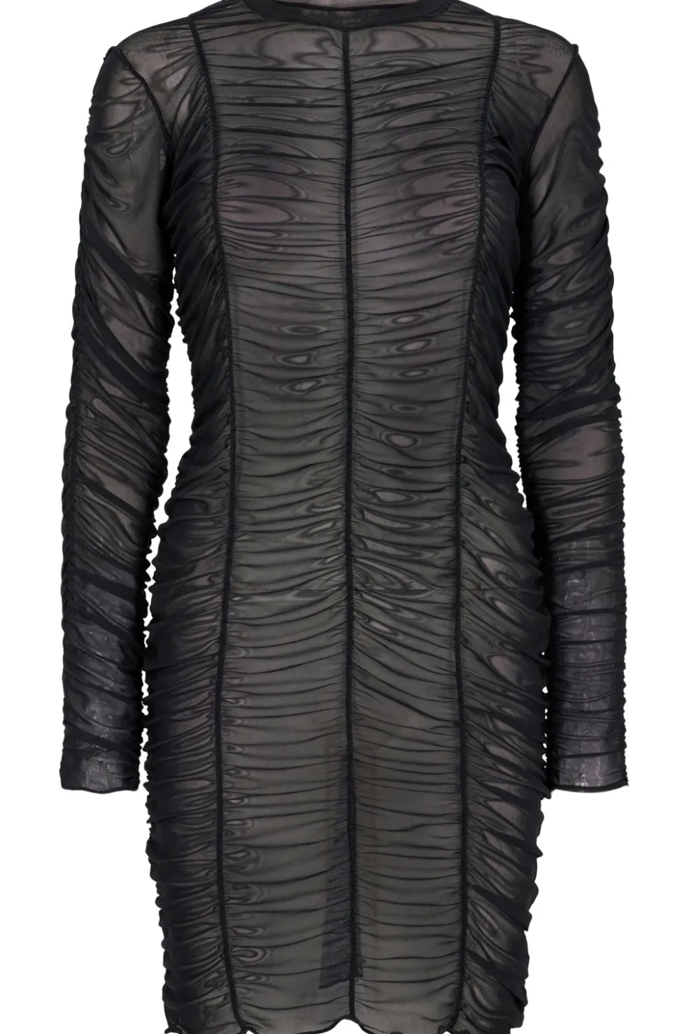 Mesh LS Wrinkel Dress*Liberte Outlet