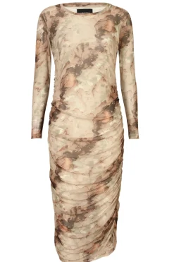 Mesh-Ls-Long-Dress 22219*Liberte