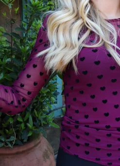 Mesh-Ls-Tshirt 22065*Liberte Sale