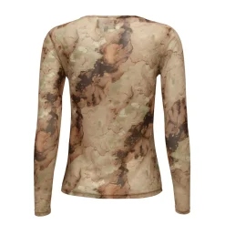 Liberte Mesh-Ls-Tshirt 22065< Bluser & Skjorter