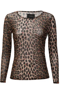 Liberte Mesh-Ls-Tshirt 22065< Bluser & Skjorter