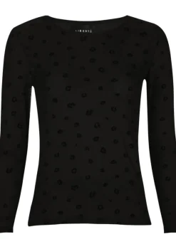Liberte Mesh-Ls-Tshirt 22065< Bluser & Skjorter