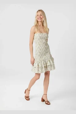 Neo Noir Mikka Smock Print Dress 164929< Kjoler