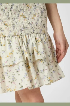 Neo Noir Mikka Smock Print Dress 164929< Kjoler