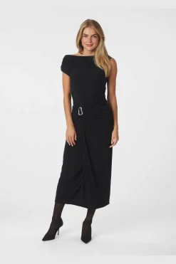 Minja Drapy Dress 165728*Neo Noir Outlet