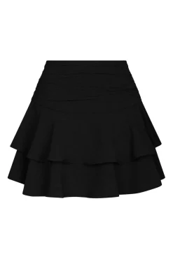 Neo Noir Mitra Frill Structure Skirt 167121< Nederdele