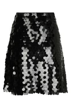 Miva Big Sequins Skirt 165919*Neo Noir
