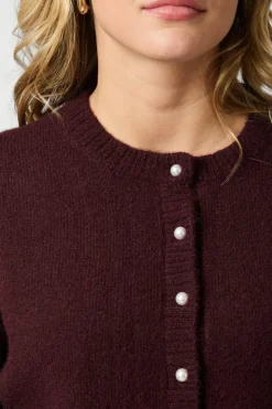 Neo Noir Mixie Knit Cardigan 164837< Cardigans|Ammevenligt Tøj