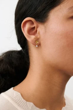 Moonstone Poppy Earsticks e-370-gp*Pernille Corydon Jewellery Best