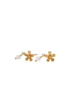 Moonstone Poppy Earsticks e-370-gp*Pernille Corydon Jewellery Best