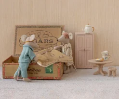 Maileg Mor & Far Mus I Cigaræske<Børn Bad, Leg & Interiør