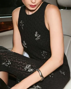 Mschaudrey Sl Dress Emb 19467*Moss Copenhagen Sale