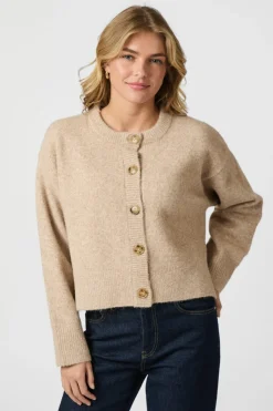 Muki Knit Cardigan 165089*Neo Noir