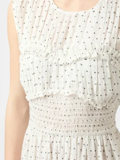 Neo Noir Myrna Dot Dress 166384< Kjoler