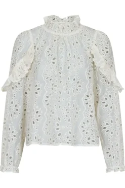 Neo Noir Nadira Embroidery Blouse< Bluser & Skjorter