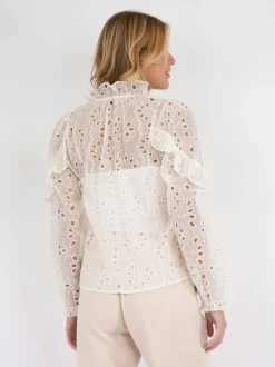 Neo Noir Nadira Embroidery Blouse< Bluser & Skjorter