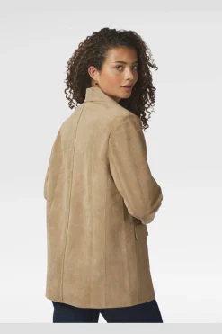 Namy Imitated Suede Blazer 164548*Neo Noir Outlet