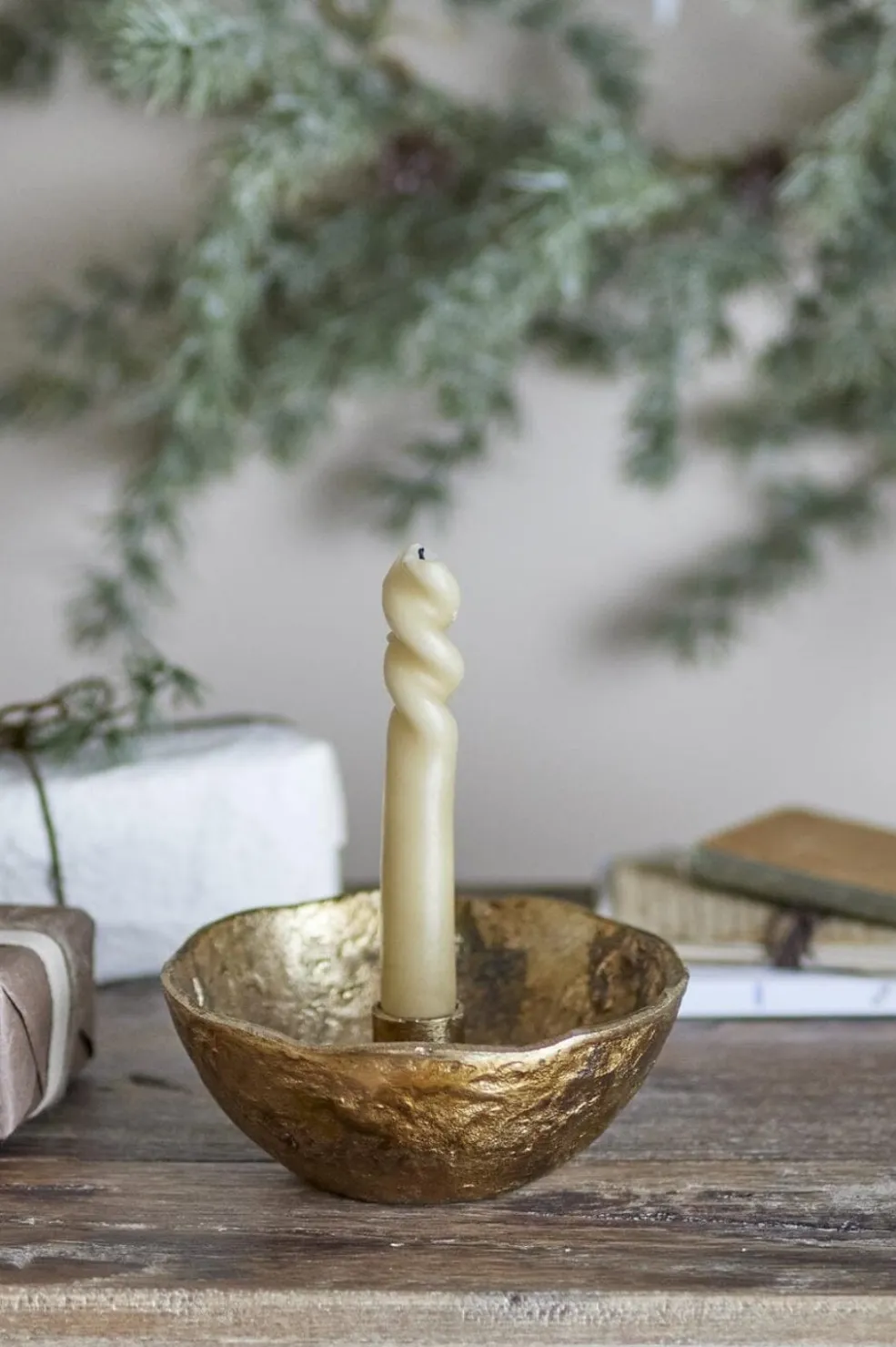 Bloomingville Nataline Lysestage, Guld, Aluminium 82068416< Dekoration Til Hjemmet